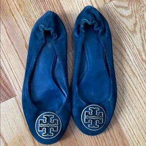 Navy blue Tory Burch flats